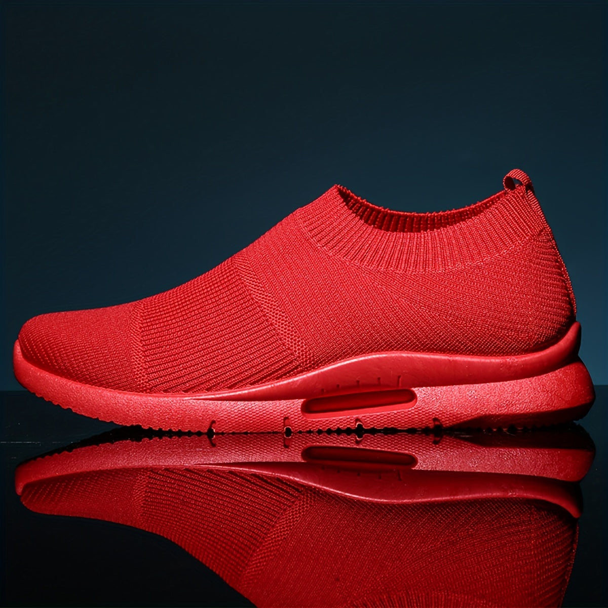Women's Knitted Sock Sneakers Slip On Low Top Walking Shoes