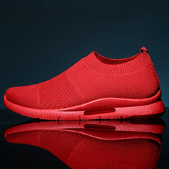 Women's Knitted Sports Shoes Slip On Running Sneakers