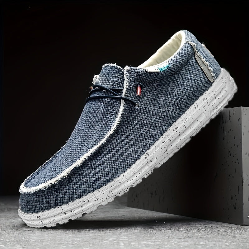 Men's Lace Up Non Slip Casual Shoes Low Top Sneakers