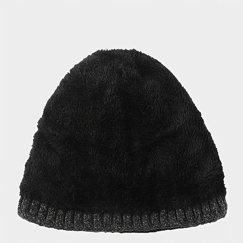 Winter Knitted Beanie Hat Ear Protection Warm Hat