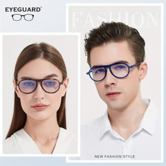 EYEGUARD 2 Pack Reading Glasses Lightweight Light Blocking Readers