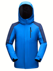 Women's Fleece Hooded Jacket for Hiking and Mountaineering