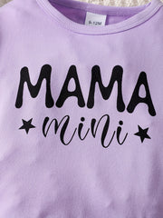 Mama's Mini Long Sleeve Top Pants Set
