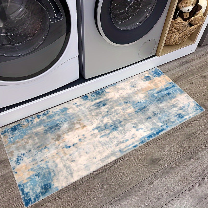 Abstract Style Light Rug Anti-skid Washable Carpet