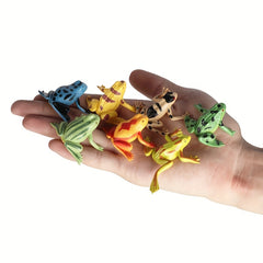 24pcs Colorful Plastic Frog Toys Fun Easter Party Favors