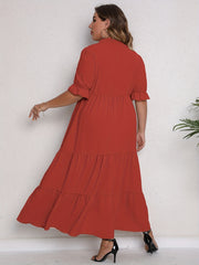 Knot Front Smock Dress