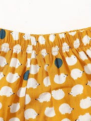 Toddler Girls Hedgehog Graphic Sweatpants Thin Casual Sport