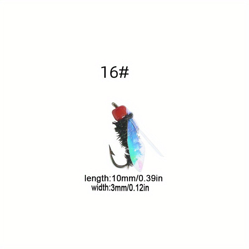 5pcs Bionic Flies for Enhanced Fishing Success
