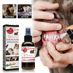 Pet Teeth Cleaning Spray Oral Care Dogs Cats