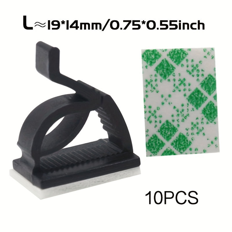 Desktop Cable Clips Self Adhesive Wire Organizers for Home Data
