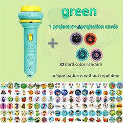 Flashlights Projector Bedtime Fun Puzzle Dinosaur