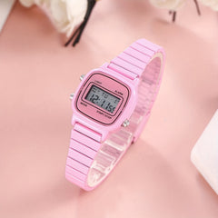 Pink Electronic Children's Watch with Alarm