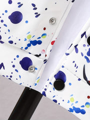 Boys Graffiti Windbreaker Jacket Zip Up Waterproof Jacket
