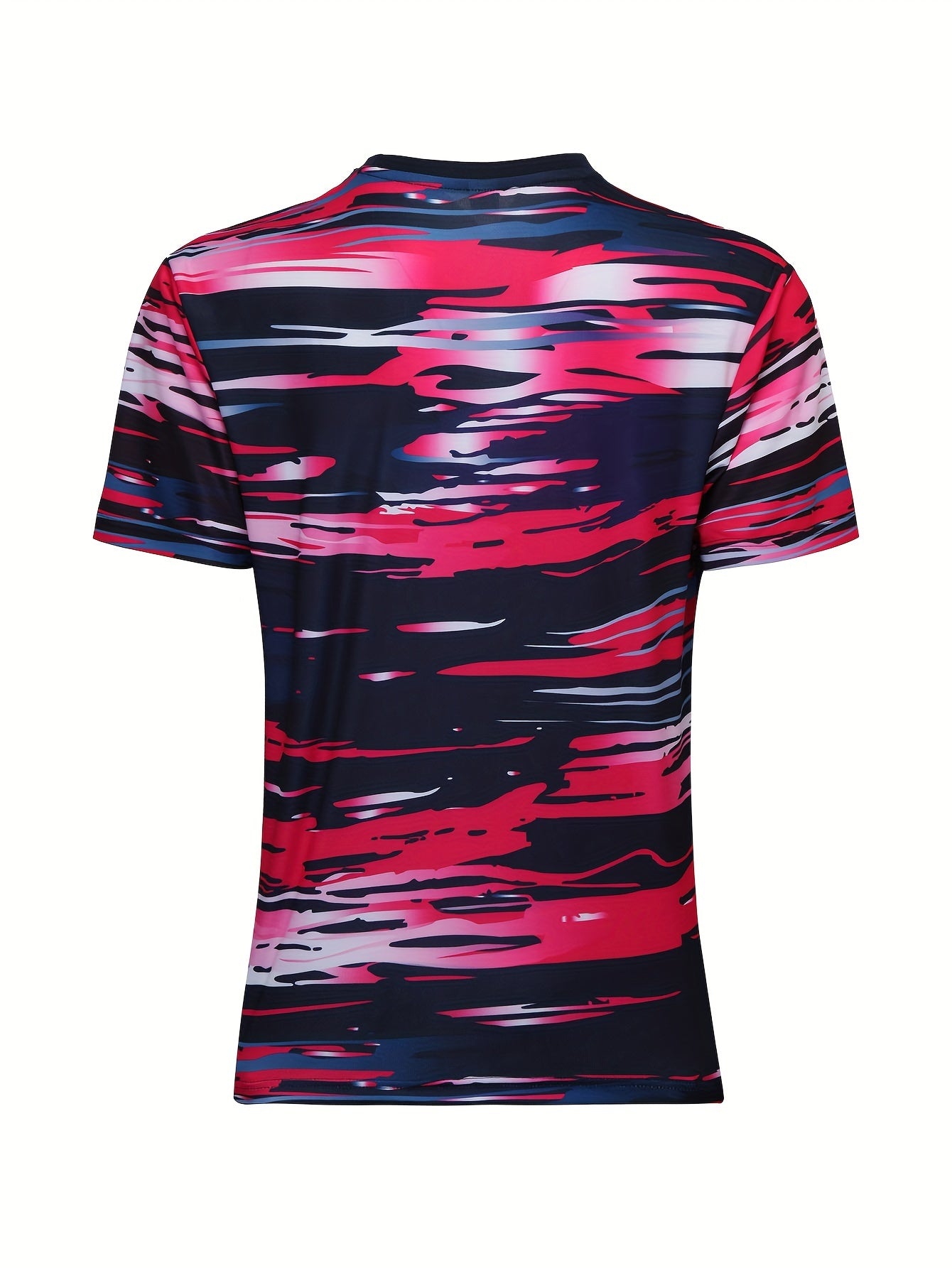 Men's Camo Compression Sports Tee Stretch Fit Summer Fitness Clothing