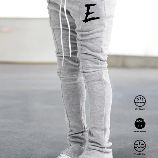 Bell Bottomed Pants Men's Casual Stretch Hip Hop Joggers