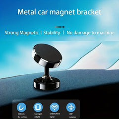 Car Phone Holder Strong Magnet 360 Rotation Dashboard Mount