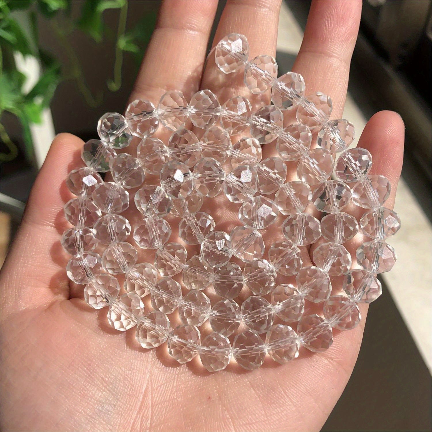 Colorful Crystal Beads Rondelle Wheel Glass Beads for Jewelry Making