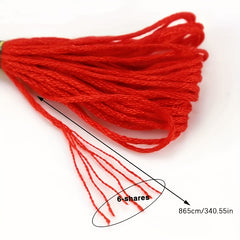 100pcs Embroidery Floss Rainbow Cross Stitch Threads Friendship Bracelets Crafts