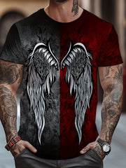 Men's Graphic Print T shirt Casual Comfy Slightly Stretch