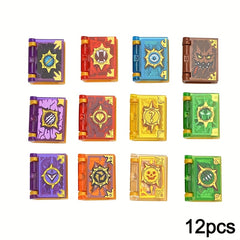 12pcs Magic Book Building Blocks Set DIY Interlocking Toy