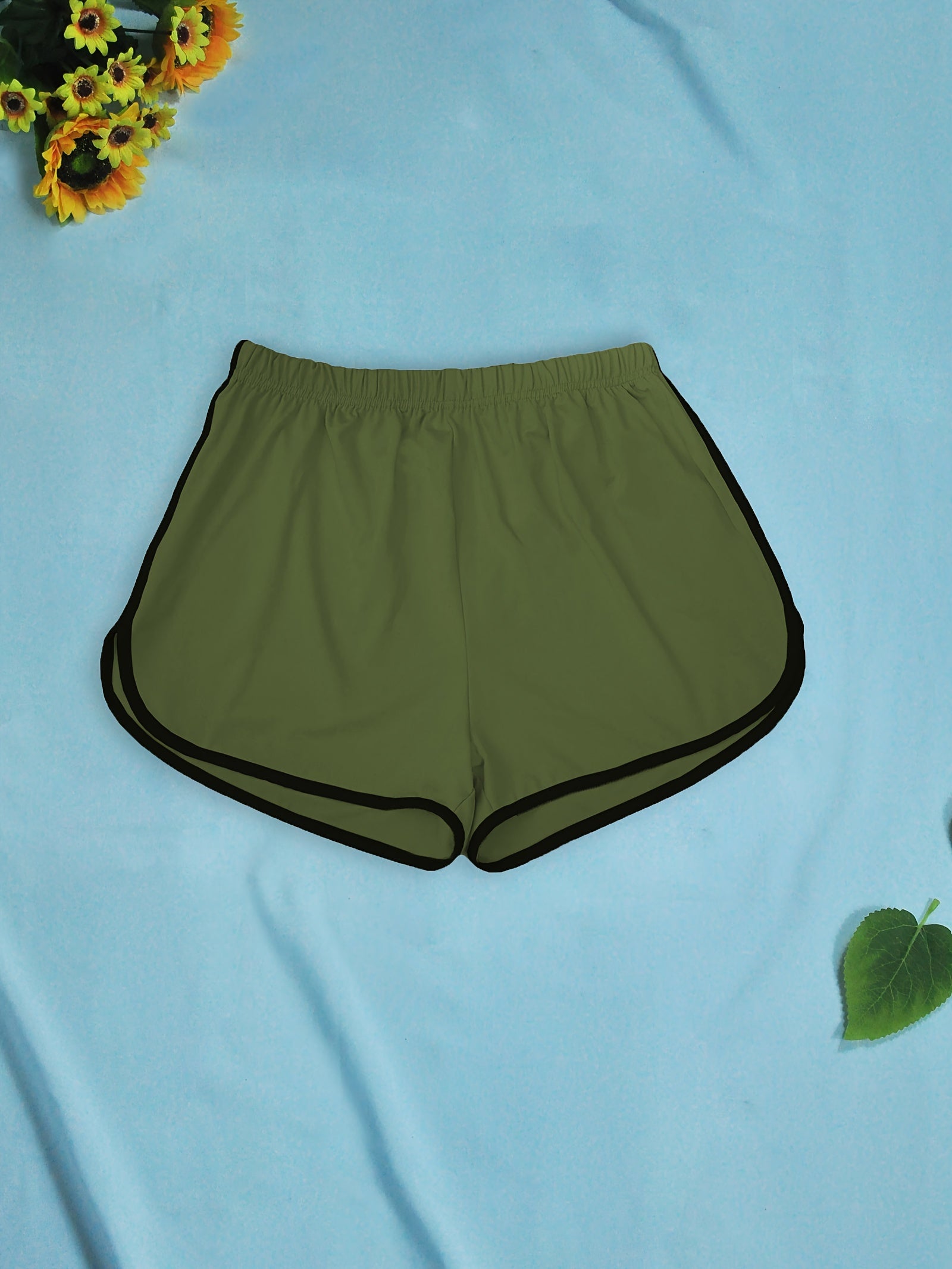 Sporty Shorts with Contrast Trim