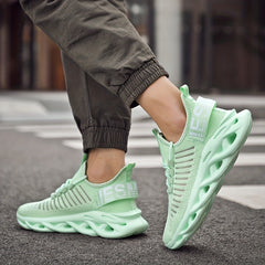 Men's Slip on Blade Sneakers Odor Resistant Athletic Shoes