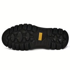 Men's Vintage Style Service Boots Casual Lace up Walking Shoes