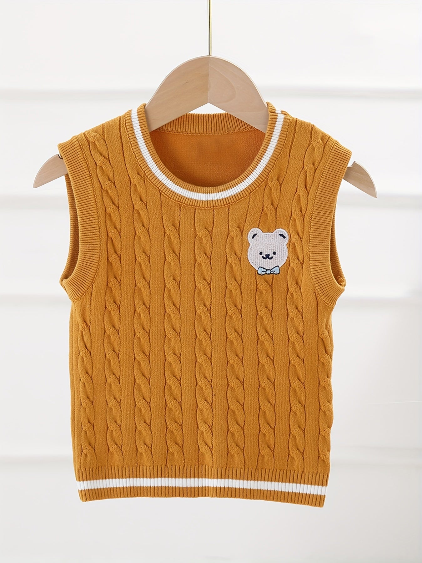 Toddler Boys Cartoon Knitted Sweater Pullover