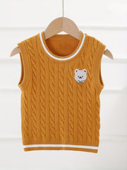 Toddler Boys Cartoon Knitted Sweater Pullover