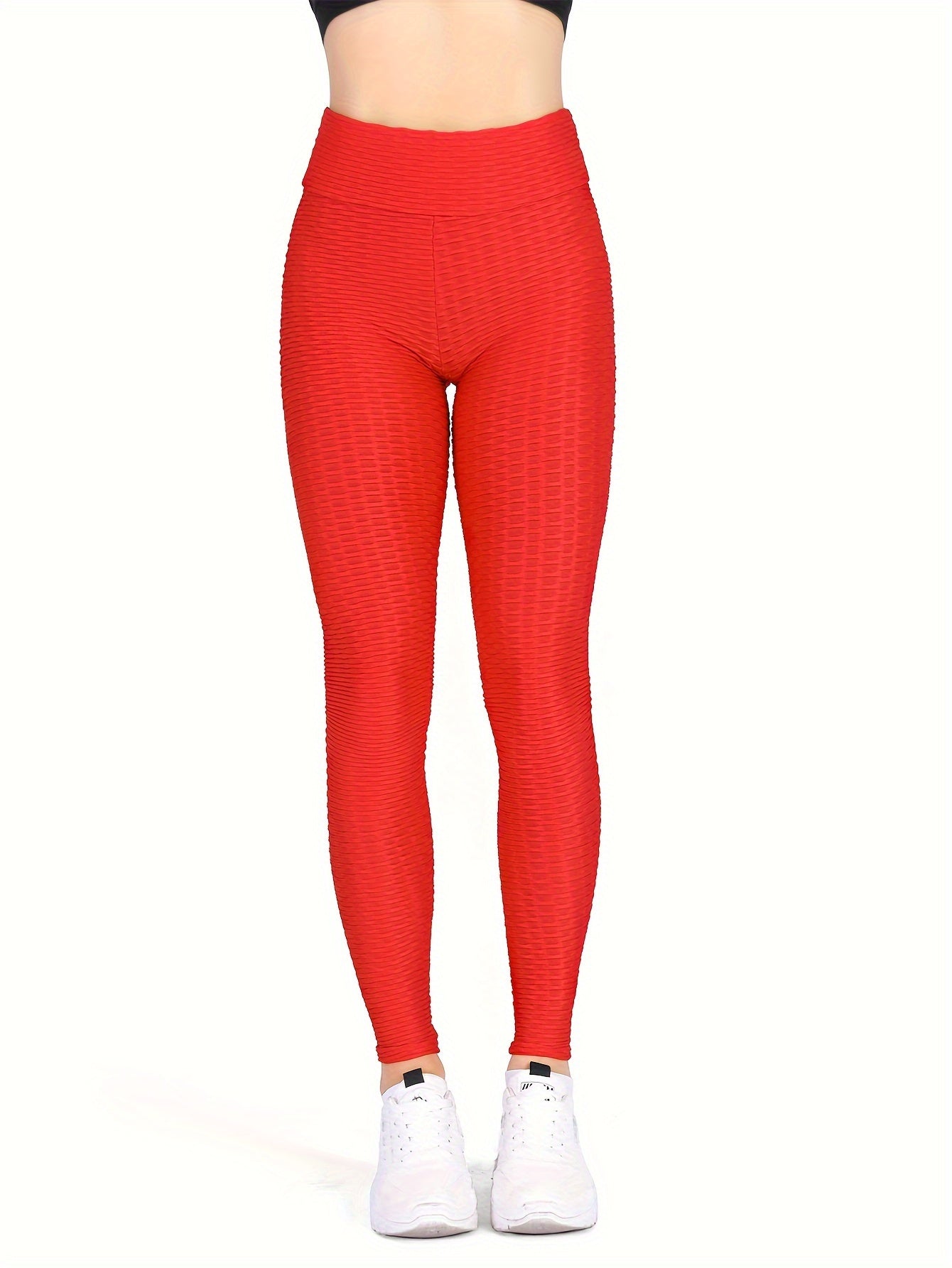 Honeycomb Butt Lifting Yoga Workout Pants High Stretch Leggings