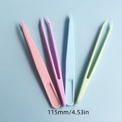 5pcs Diamond Painting Nail Art Tweezers Plastic Tweezers