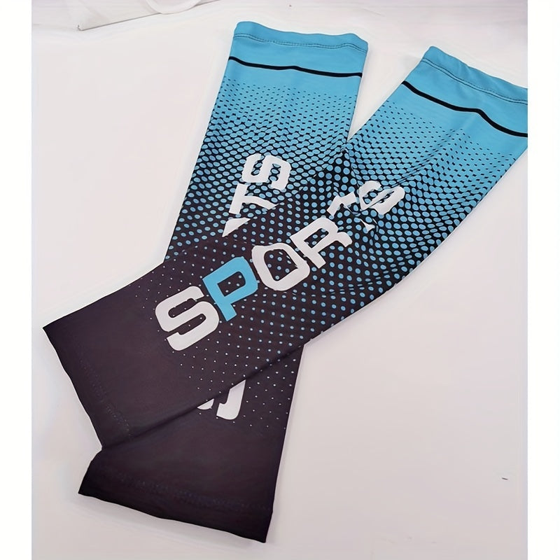 1 Pair Summer Outdoor UV Protection Arm Sleeves for Cycling