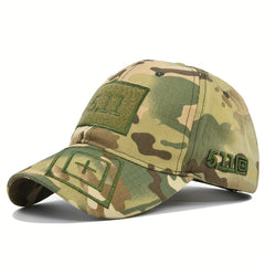 Camouflage Embroidered Baseball Cap Curved Brim Fishing Hat