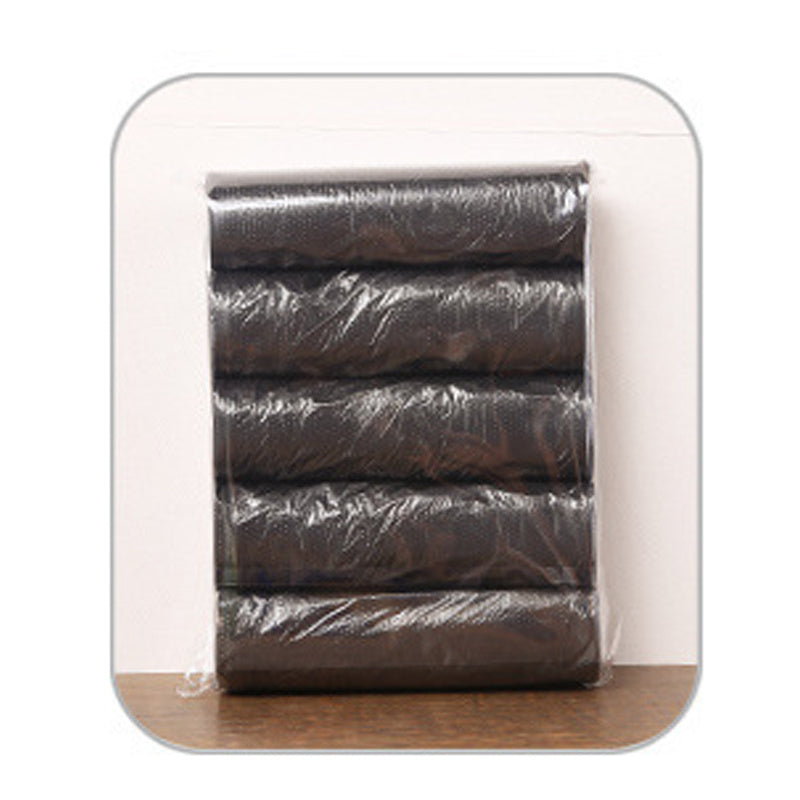 75pcs Flat Mouth Disposable Garbage Bags, 5 Rolls Pack