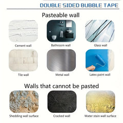Heavy Duty Double Sided Foam Tape Strong Pad Mounting Adhesive Tape Rectangle
