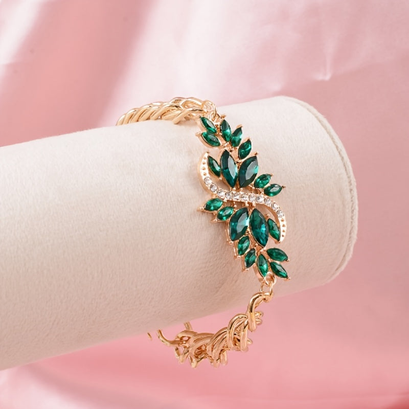 4pcs Resin Flower Bracelet Set for Women