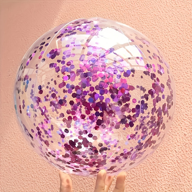 Glitter Beach Ball for Water Games