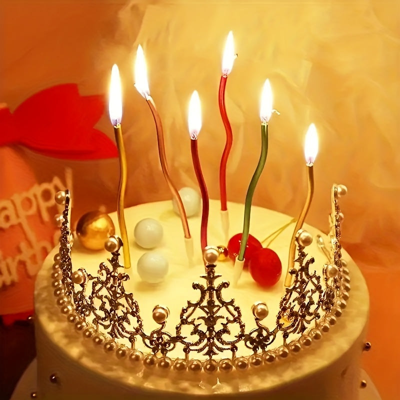 Colorful Spiral Candle Party Decoration Birthday Cake Candle