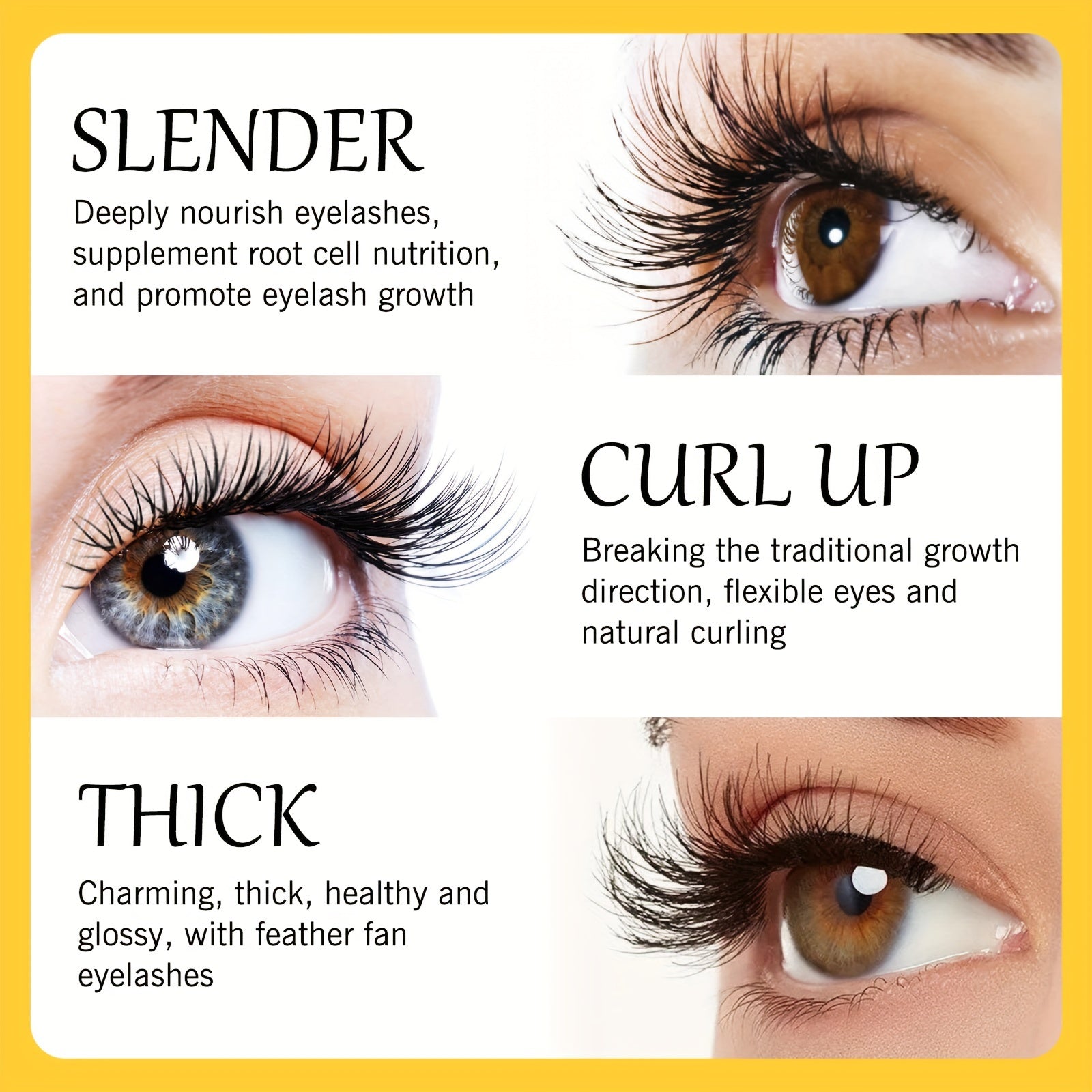 Eyelash Enhancer Serum for Longer Fuller Thicker Eyelashes