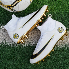 Men's High Top Non Slip Football Cleat Breathable Soccer Cleats