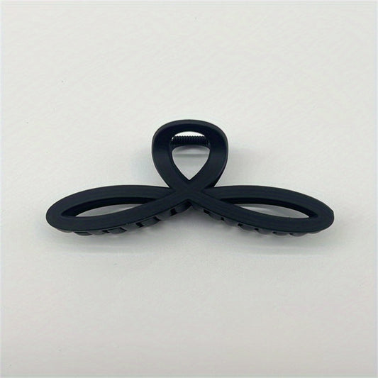 Frosted Clover Hair Claw Clip Strong Hold Grip Hair Jaw Clip