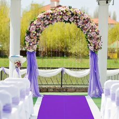 Purple Grass Aisle Carpet 1m Indoor Outdoor Decoration