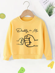 Boys Creative Print Sweatshirt Top Kids Clothes