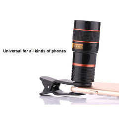 Long Focus Mobile Phone Lens HD Camera Telescope