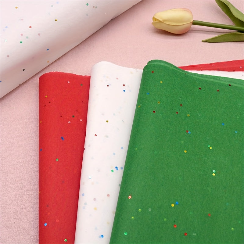 Sequines Print Wrapping Paper for Crafts, Gifts - Translucent, Bulk Tissue Paper