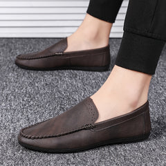 Men's Moc Toe Loafers Non-Slip Shoes Spring Summer