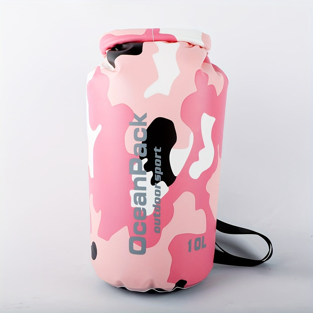 Waterproof Striped Lock Sports Shoulder Bag for Outdoor Sports