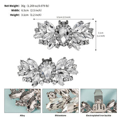 Rhinestone Shoe Clips for Women Bridal Party Accessory
