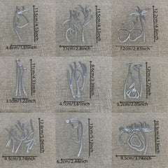 Piggy Craft Metal Cutting Dies Flower Leaf Series
