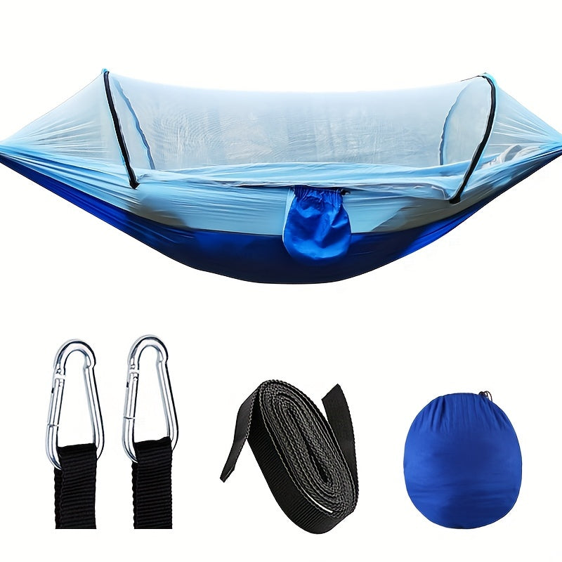 Portable Camping Hammock with Mosquito Net & Carabiner